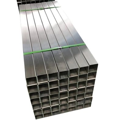 HL Finish Stainless Steel Square Pipe Aisi 201 202 304L 316L RHS SHS For Decoration